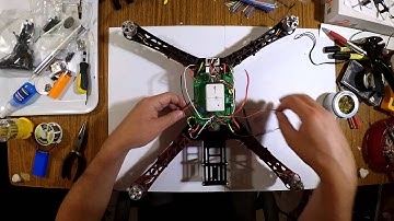 CX-20 rebuilt to 450 Frame - Part 9 - Plug ESCs into FC and Cleanup