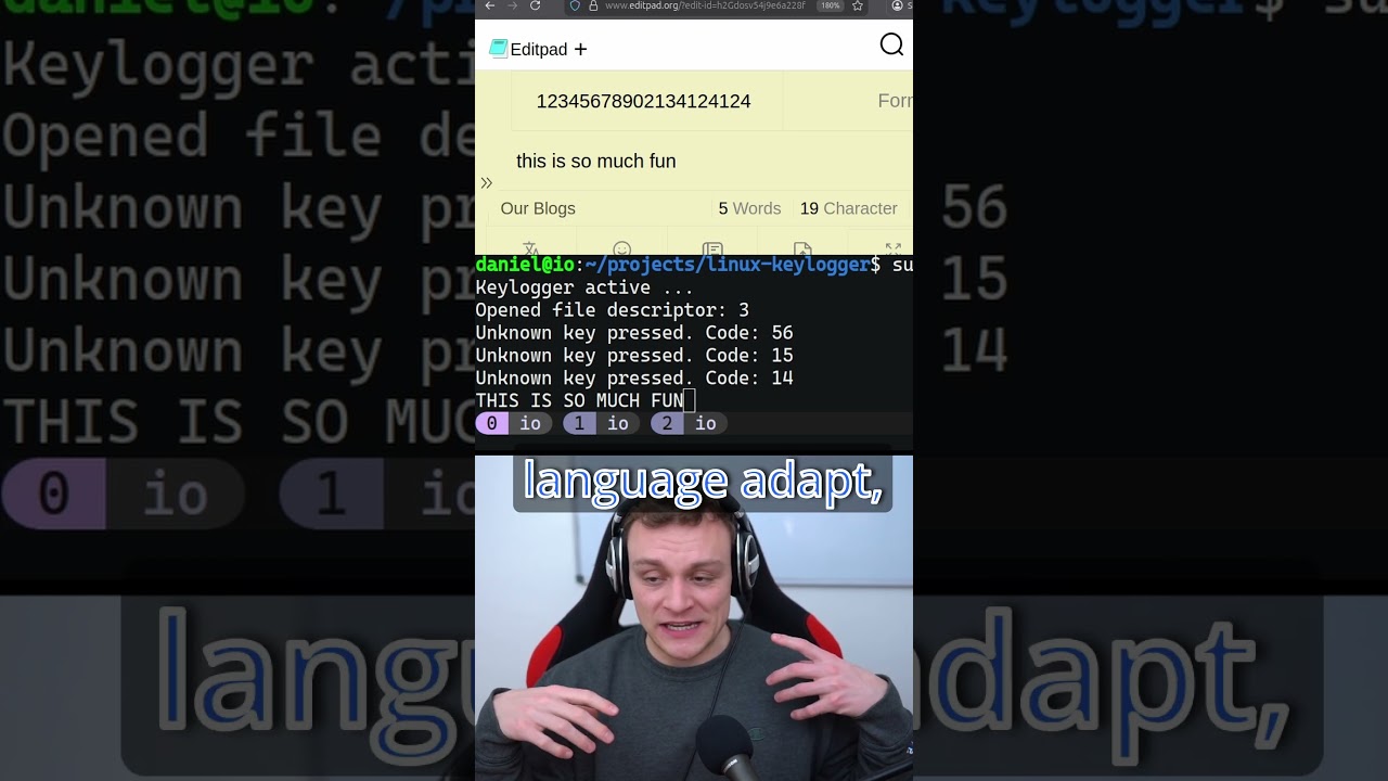 Идеальный кейлоггер на уровне ядра, написанный на чистом C — без библиотек!