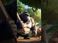 gorilla aur bandar ki ldhai #shortsfeed #shorts #ytshorts #boost