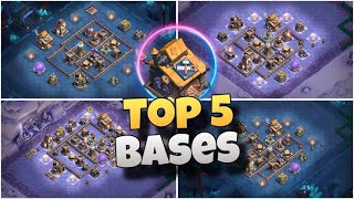 TOP 5 Best BUILDER HALL 10 Bases of March 2024 | Builder Base 2.0