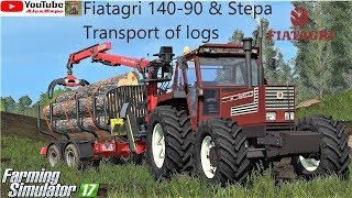 Farming Simulator 17 | Fiatagri 140-90 & Stepa FHL 13 AK | Forestry Work