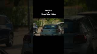 Sony FX30 with Viltrox 75mm Pro F1.2 #sony #cinematic #photography #filmmaking #camera