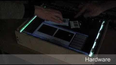 [ITS 2009 Demo] FiberBoard - Compact Multi-Touch Display Using Channeled Light