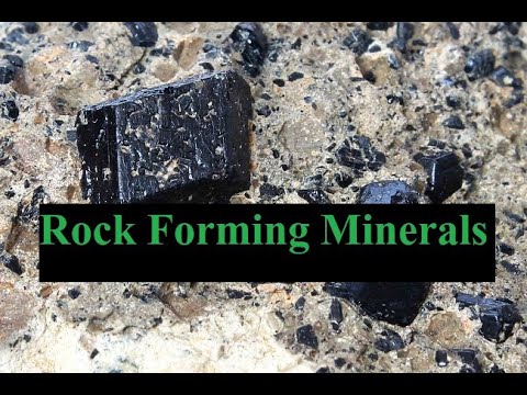Silicate minerals or rock forming minerals: Rock forming minerals ...