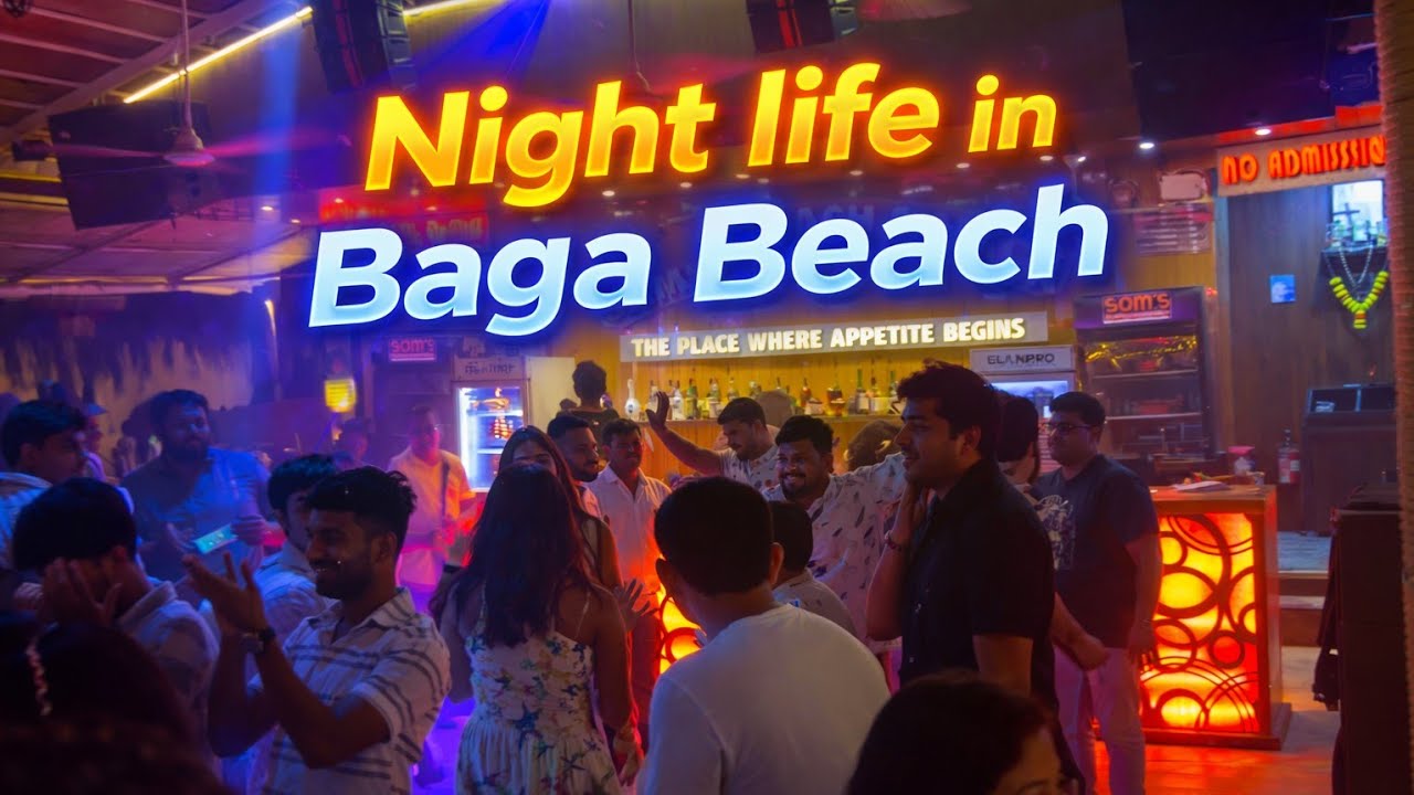 Baga Beach Nightlife 🔥 | Exploring Vagator & Ozran | North Goa Vlog