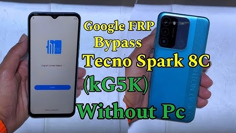 Tecno Spark 8C (KG5K) Google FRP Bypass Android 11 Without Pc