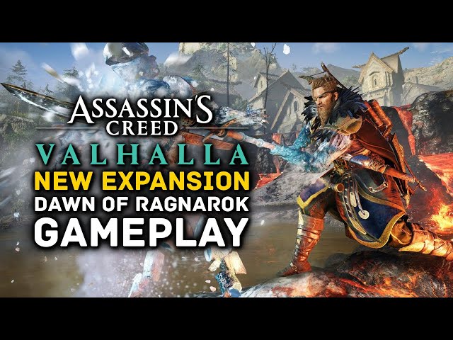 ASSASSIN'S CREED VALHALLA DLC DAWN OF RAGNAROK - AS PRIMEIRAS HORAS - LIVE  GAMEPLAY VOXEL 