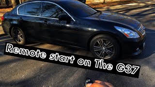 Infiniti G37| Remote Start Review