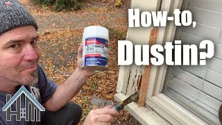 How to rot repair, How to use Bondo and How-to Dustin...Bonus!