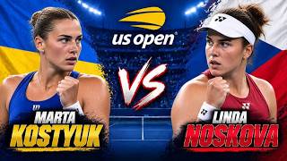 Marta Kostyuk vs Linda Noskova / US Open 2026 R4