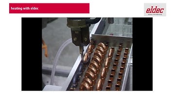 Induction Brazing of Heat Exchanger Tubes with a Robot - eldec