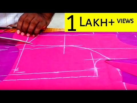 BOAT NECK WITH PRINCE CUT BLOUSE CUTTING IN TELUGU ...