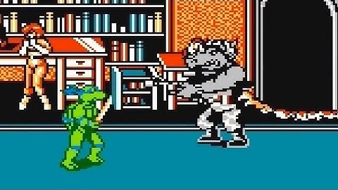 Teenage Mutant Ninja Turtles II The Arcade Game Walkthrough/Gameplay [NES] HD 1080p 60fps