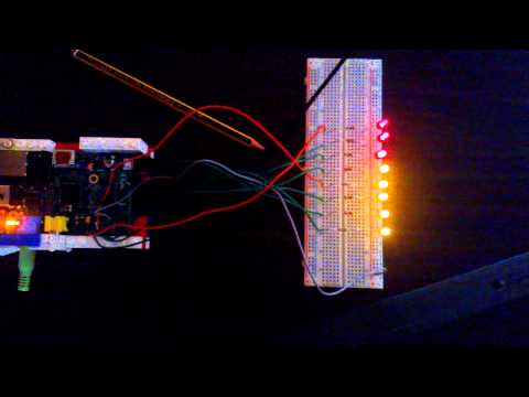 Raspberry pi VU Meter