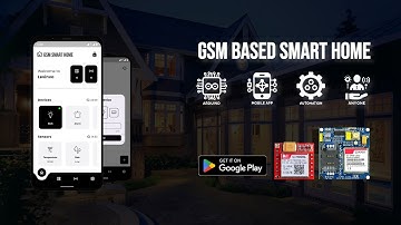 Control GSM Project With Mobile App | Arduino | SIM800L | SIM900A |  GSM Smart Home App