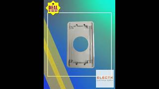 Panasonic Plate Cover 41 mm Hole, Plate Cover Outlet WNF6254W-8, Twist Lock Plate Cover