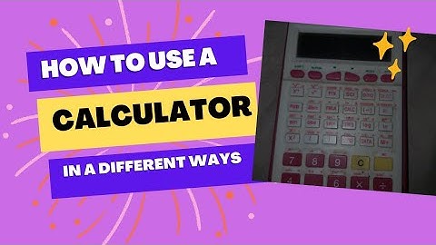 HOW to use CALAULATOR  in other diffrent ways?PVIFA\PVIF CALCULATION.calculate unik tipsand tricks.