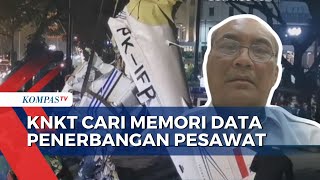 KNKT Investigasi Pesawat Jatuh di BSD, Cari Memori Card Perekam Data Penerbangan