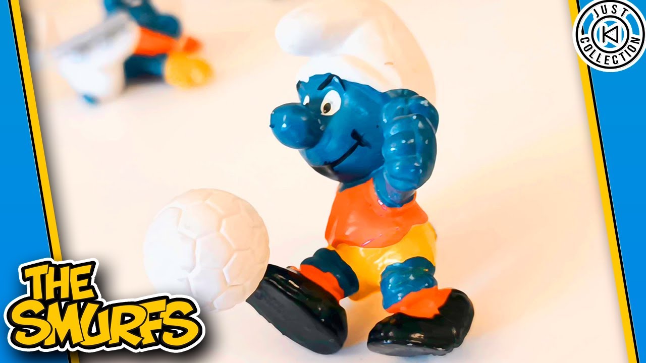 Football Soccer Smurf 🧡 Schleich Vintage Collection [80's]