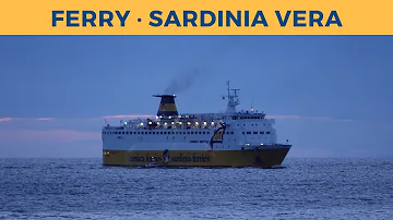 Arrival of ferry SARDINIA VERA, Bastia (Corsica Sardinia Ferries)