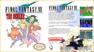 Final Fantasy VII - The Demake(NES)