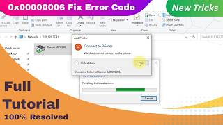 How to Fix Printer Share Error Code 0x00000006 (Windows 10/11) | 100% Resolve How to Fix Printer Share Error Code 0x00000006 (Windows 10/11) | 100% Resolve
