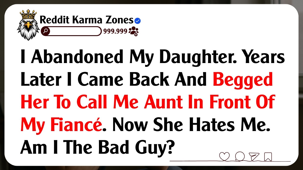 I Abandoned My Daughter. Years Later I Came Back And Begged Her To Call Me Aunt In Front Of...