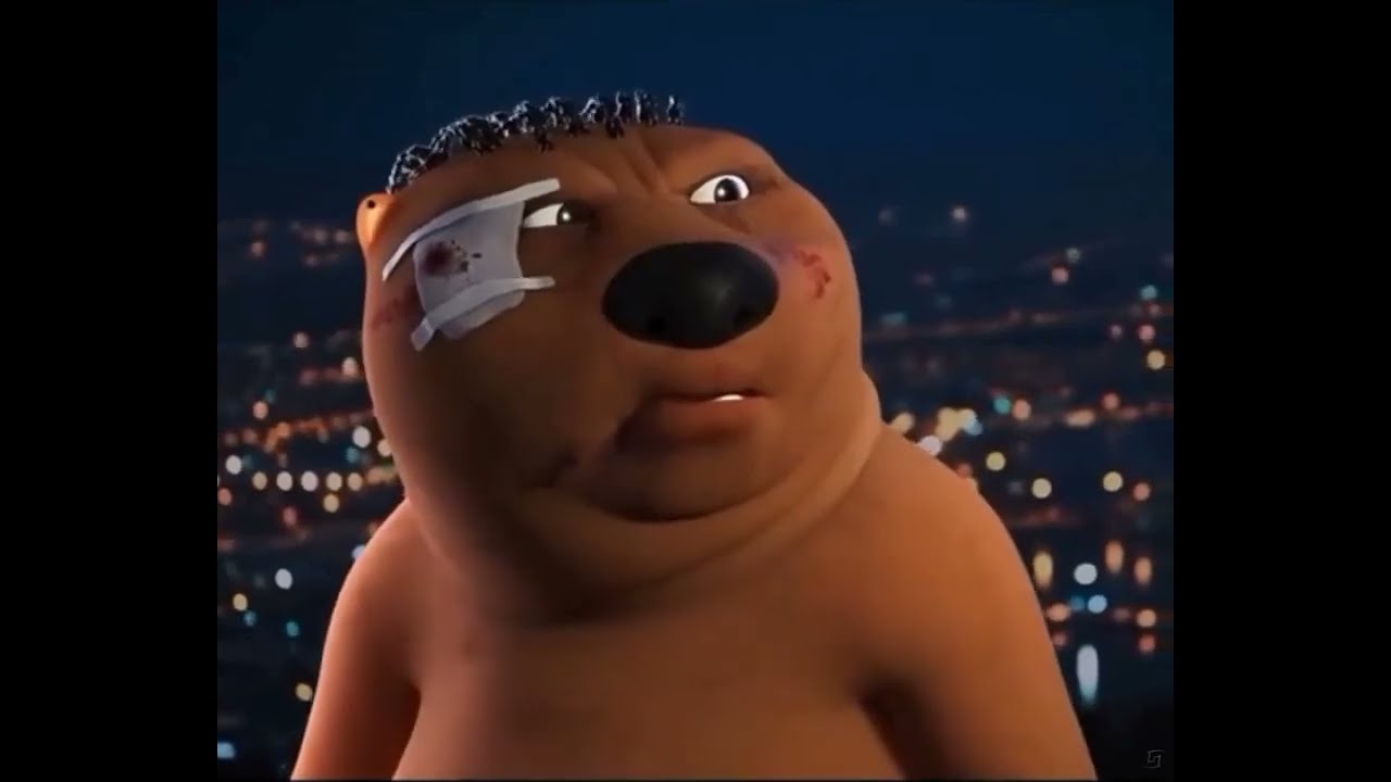 Sad Chinese/Japanese Brown bear explaining/ giving a speech in Chinese/Japanese Full Meme template