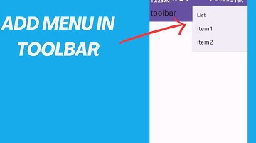 How to Create Custom Toolbar / Menu bar in Android Studio | Android Tutorials