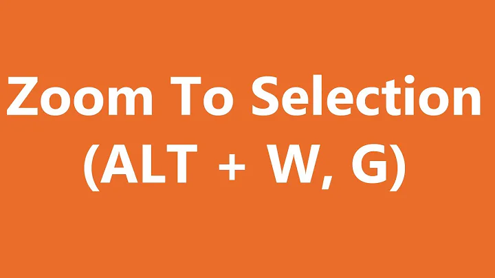 Excel Shortcuts - Zoom to Selection