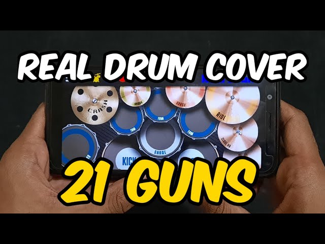 GREEN DAY - 21 GUNS (REAL DRUM COVER) class=