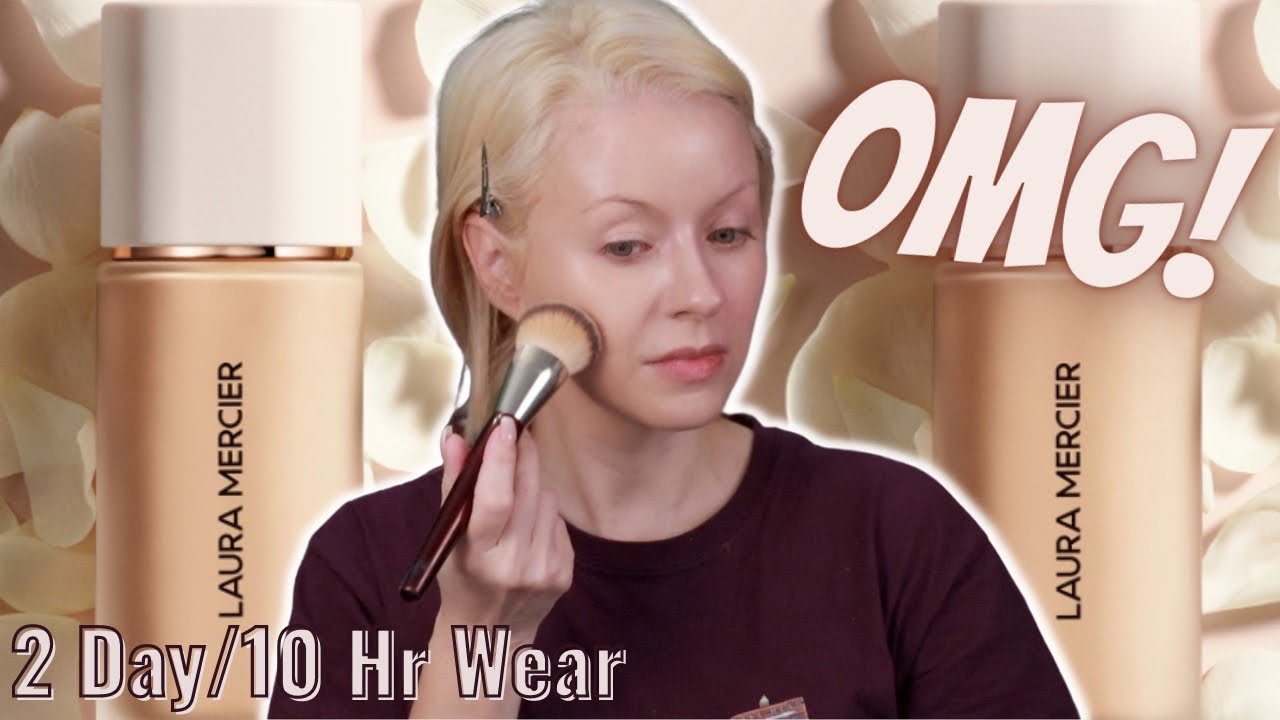 TESTING NEW LAURA MERCIER REAL FLAWLESS WEIGHTLESS FOUNDATION REVIEW