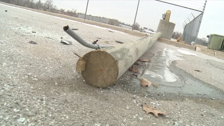 Thieves Chop Down 8 Light Poles for Copper