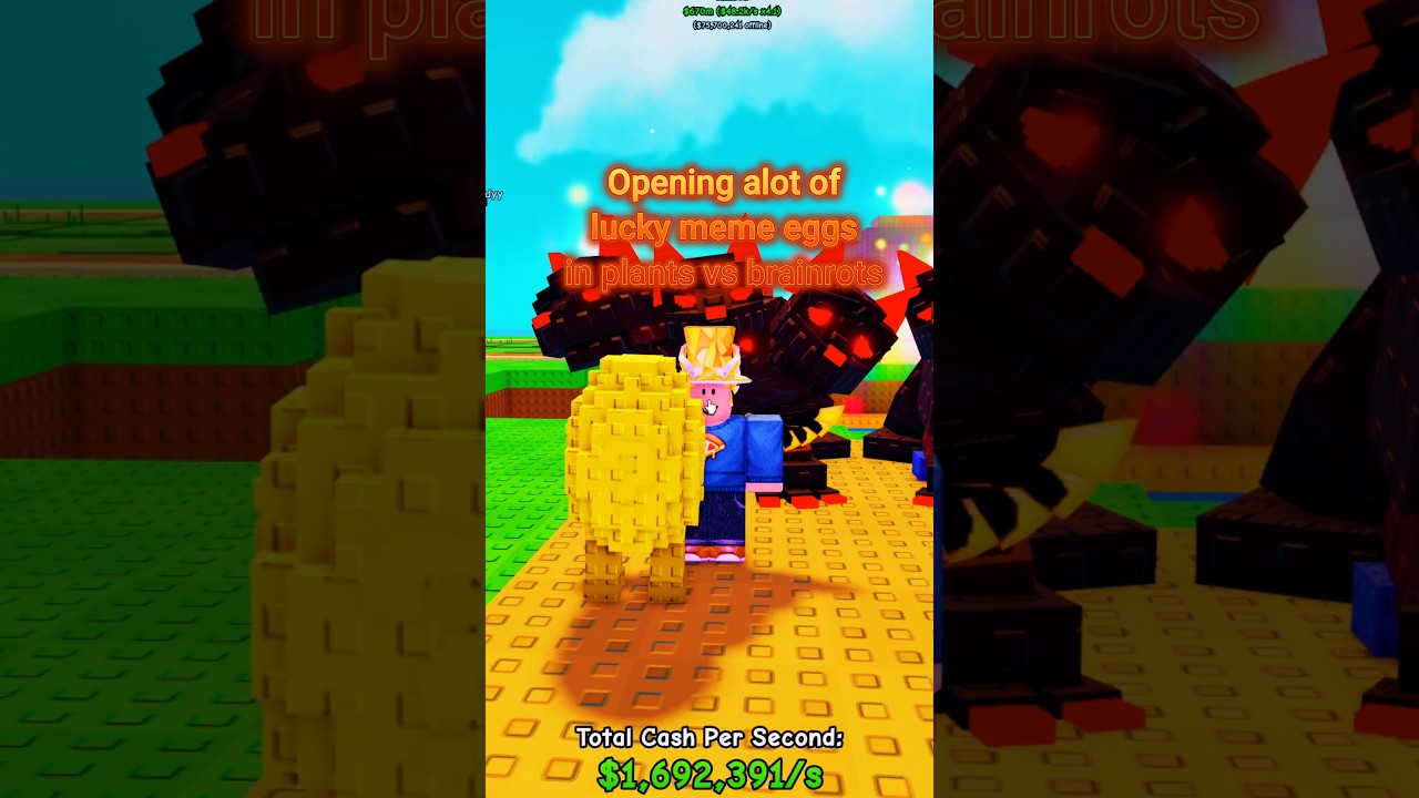 🥚 Открываю яйцо «Счастливый мем» в игре «Растения против Мозгогнилов»! 🤯✨