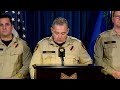 LVMPD holds briefing on police shooting that left officer dead