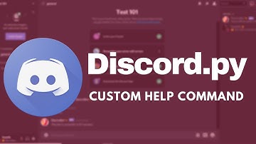 How to make a Custom Help Command with Discord.py | Python Tutorial