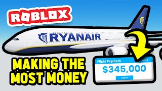 The Most MONEY a Flight Can Make In Cabin Crew Simulator (Roblox)