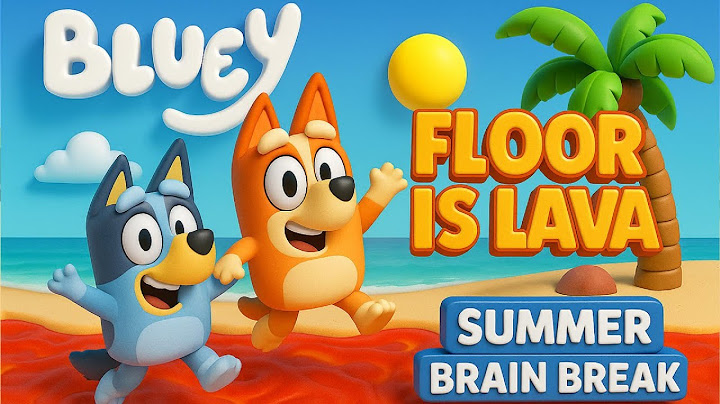Bluey’s Summer Floor Is Lava Challenge! 🌞 Keepy Uppy, Odd One Out & Jump Battles! | Floor is Lava