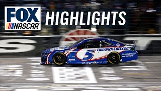 FINAL LAPS: Kyle Larson holds off Brad Keselowski to win at Texas | NASCAR ON FOX HIGHLIGHTS