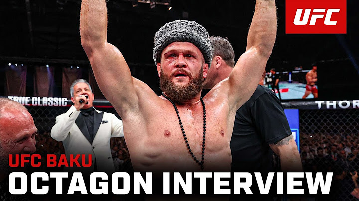 Rafael Fiziev Octagon Interview | UFC Baku