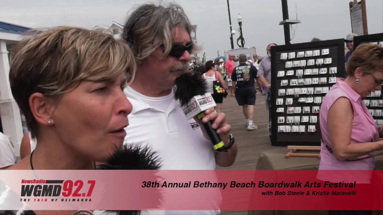 THe Bethany Beach Boardwalk Art Show YouTube