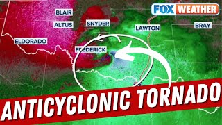 Rare Anticyclonic Tornado Formed From Oklahoma Supercell