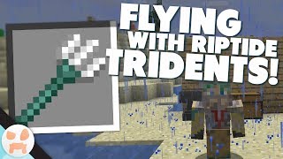 How to fly using a trident in Minecraft (2022)