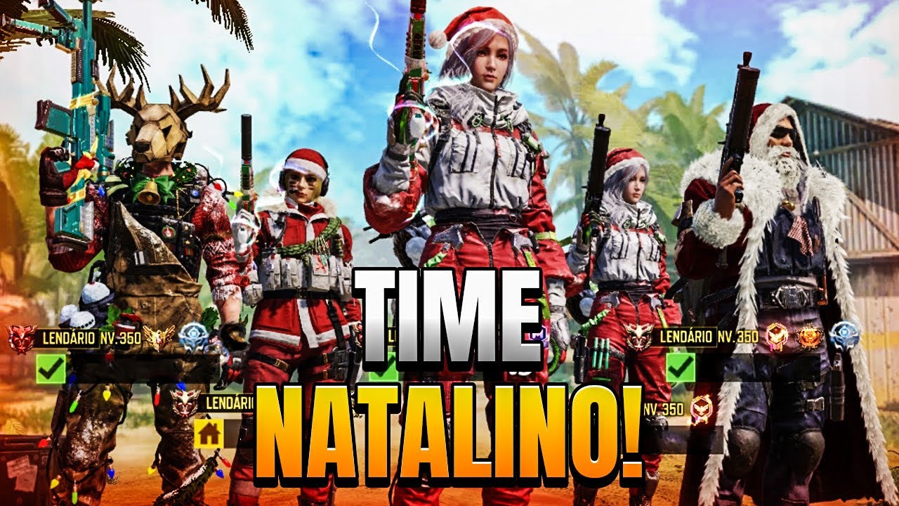 O TIME DOS YOUTUBERS QUEBROU A RANKED DO CODM - ESPECIAL DE NATAL 🎅🏼