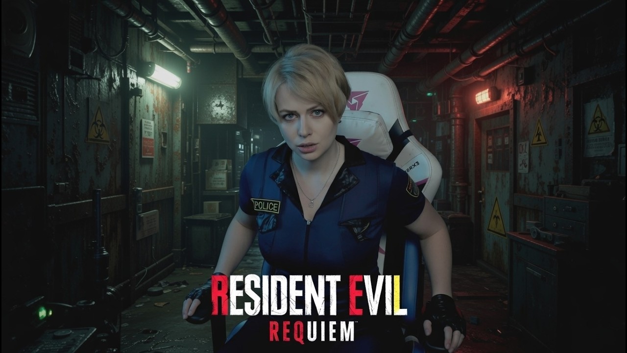 Resident Evil Requiem прохождение на русском #2 Раккун-Сити и ЛИНЗЫ