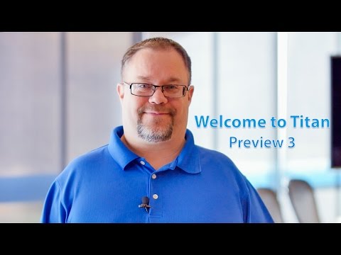 Welcome to Titan Preview 3:  Create, edit, and delete a report