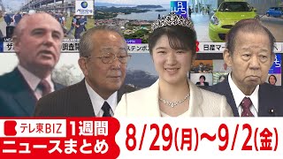 １週間ニュースまとめ【2022年8月29日（月）～9月2日（金）】日産マーチ国内販売終了へ/京セラ創業者・稲盛和夫さん死去/三井物産・三菱商事によるサハリン２への出資承認など