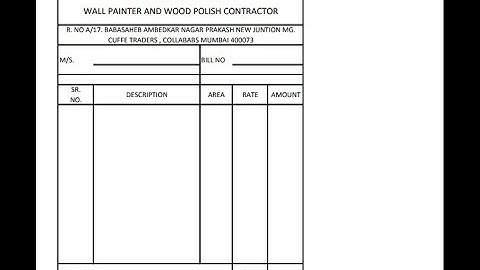 How To Make Simple Billing System Using Excel