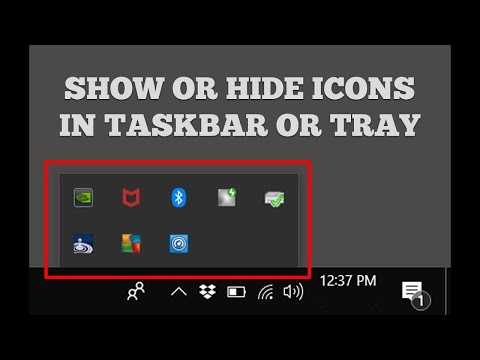 How to Show or Hide Icons In Taskbar or System Tray in Windows 10 & Windows 8 | Technical Chaharji hqdefault