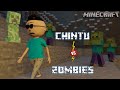 CHINTU VS ZOMBIES | Chintu In Minecraft #1 | LET'S SMILE | Minecraft Gaming Animation